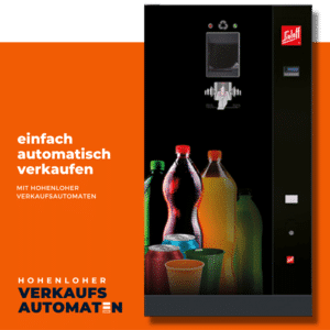 Pfand-Rücknahmeautomat für PET Flaschen und Dosen