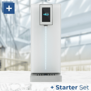 Hohenloher Business Tafelwasserspender weiß Set