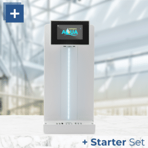 Hohenloher Profi Tafelwasserspender weiß Set