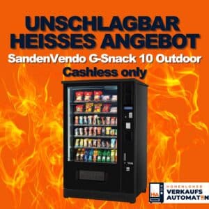 Relaunch-Angebot: SandenVendo G-Snack 10 Outdoorautomat